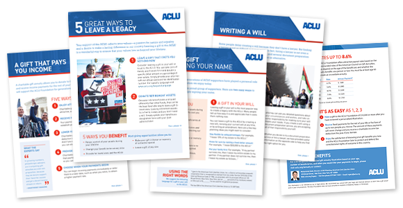 5 Great Ways to leave a legacy fact sheets